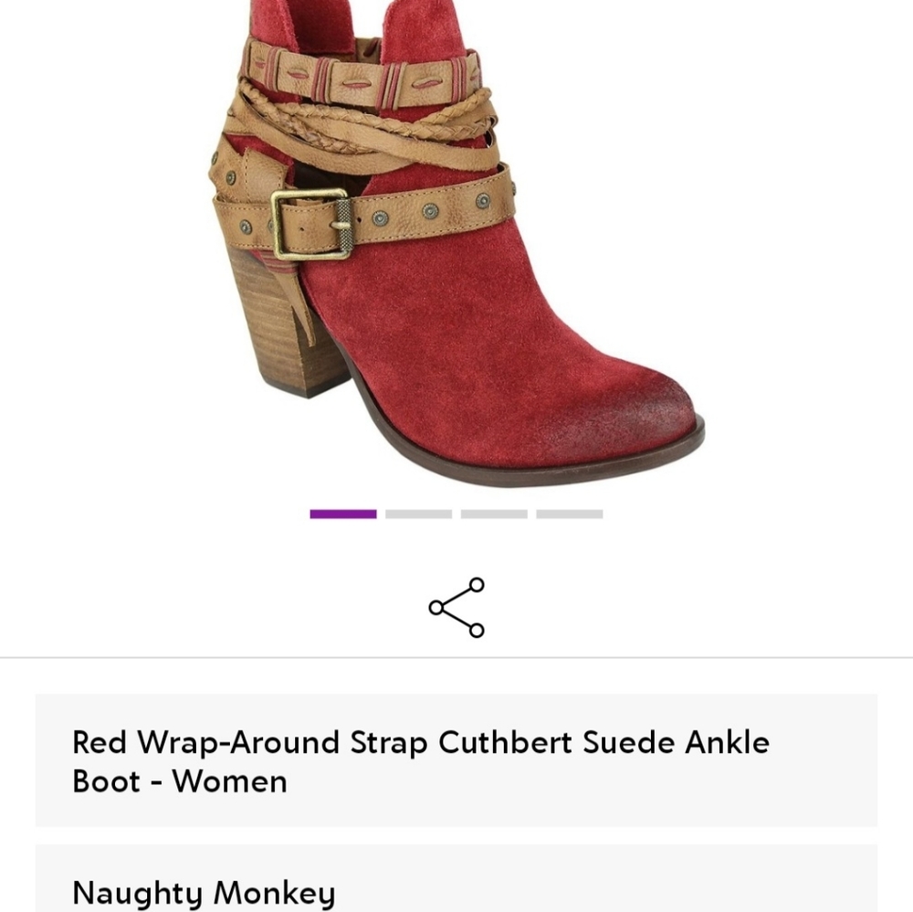 NEW Naughty Monkey Cuthbert Suede Boots